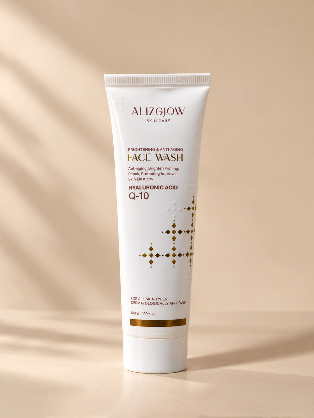Alizglow Hyaluronic Acid + CoQ10 Face Wash | 100ML