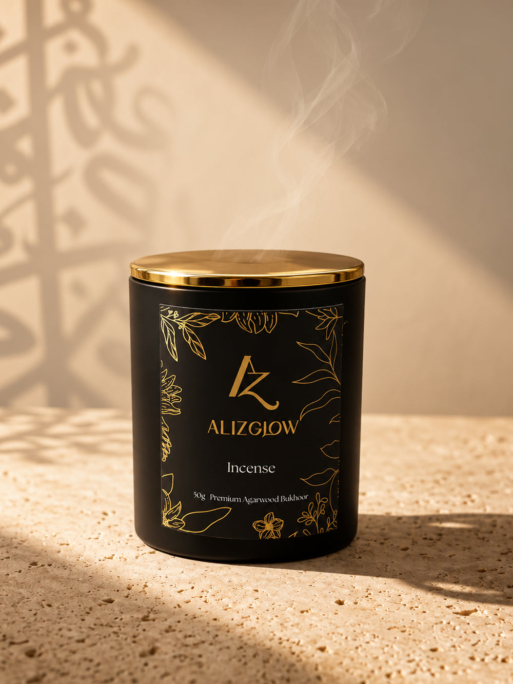 Alizglow Premium Agarwood Bukhoor Incense 50g