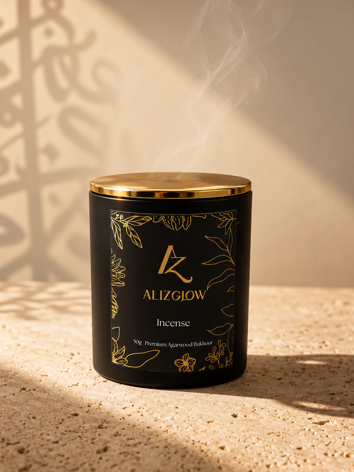 Alizglow Premium Agarwood Bukhoor Incense 50g