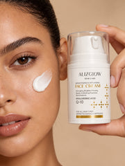 Alizglow Hyaluronic Acid + CoQ10 Face Cream for All Skin Types | 45ml