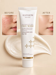 Alizglow Hyaluronic Acid + CoQ10 Face Wash | 100ML