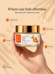 Vitamin C Face Cream with Almond Oil + Centella Asiatica | 50g