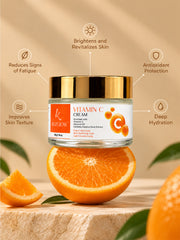 Vitamin C Face Cream with Almond Oil + Centella Asiatica | 50g