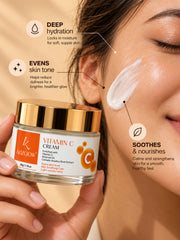 Vitamin C Face Cream with Almond Oil + Centella Asiatica | 50g